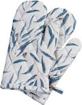 Madi Oven Mitt Fabric Blue 1pcs