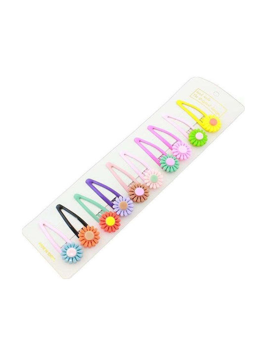 Set of Kids Hair Clips with Hair Clip Multicolour