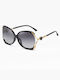 Techsuit Women's Sunglasses with Black Frame and Black Gradient Polarized Lens