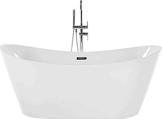 Beliani Acrylic Freestanding Bathtub 170x77cm