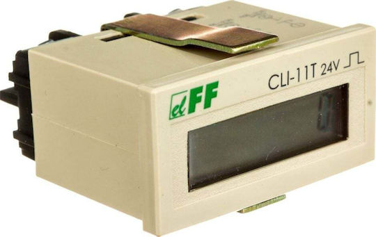 F&F Брояч На Импулси За Ел. Табло Дигитален Еднофазен CLI-11T-24V