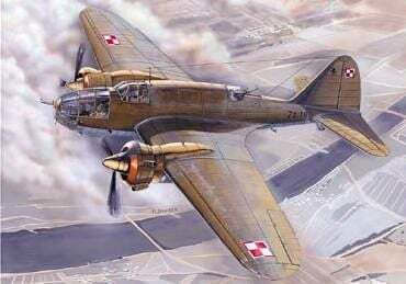 Mirage Pzl37 Μεταλλική Φιγούρα Μοντελισμού Καφέ 42.7x29.4x5.5εκ.
