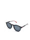 Funky Buddha Unisex Sunglasses with Black Plastic Frame and Black Polarized Lens