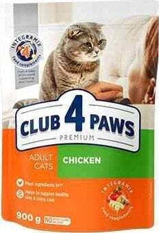 Club 4 Paws Premium Ξηρά Τροφή Γάτας με Κοτόπουλο 14kg