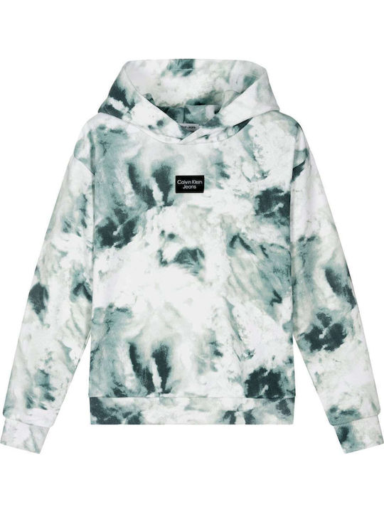 Kids Sweatshirt with Hood Green