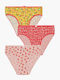Minerva Love Kids' Set with Briefs Coral-yellow 3pcs