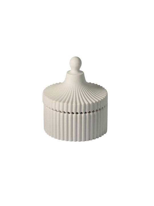 Vază Decorativă Ceramică Alb 8x9cm 1buc