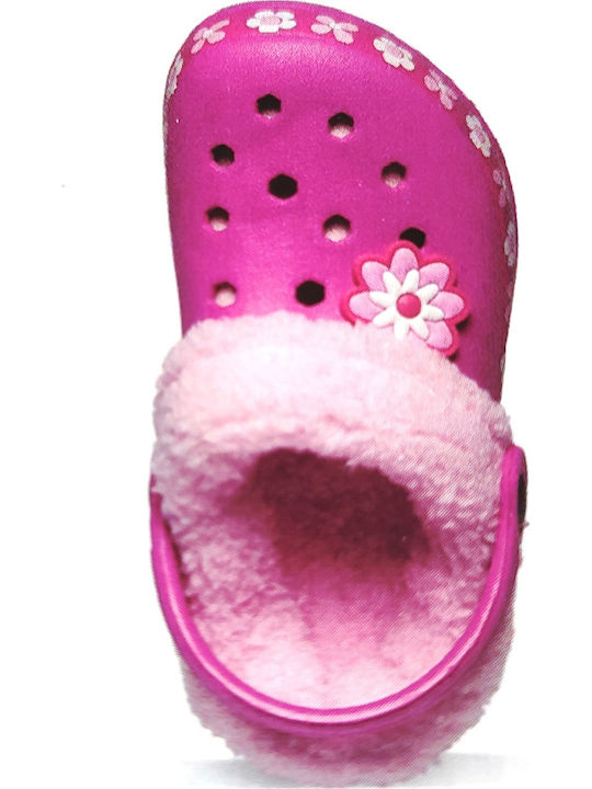 Kids Slippers Fuchsia De.Saboganzo