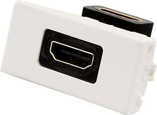 Kontakt-Simon Гнездо HDMI в Бял цвят K129B/9