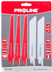 Proline Jig Saw Blade for Wood 152mm 5pcs 93125