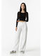 Kids' Denim Pants White