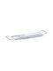 Zeller Wall Mounted Bathroom Shelf Metallic 65.5x15.5x4cm Silver