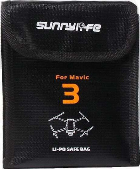 Sunnylife Θήκη Μεταφοράς Μπαταρίας Μαύρη για DJI Mavic 3