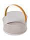 Husla Bread Box Metallic Gray 25x14cm