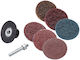 Maestro Rol-506 Set mit 50mm Schleifbasis und 6 Schleifscheiben Achse 6mm