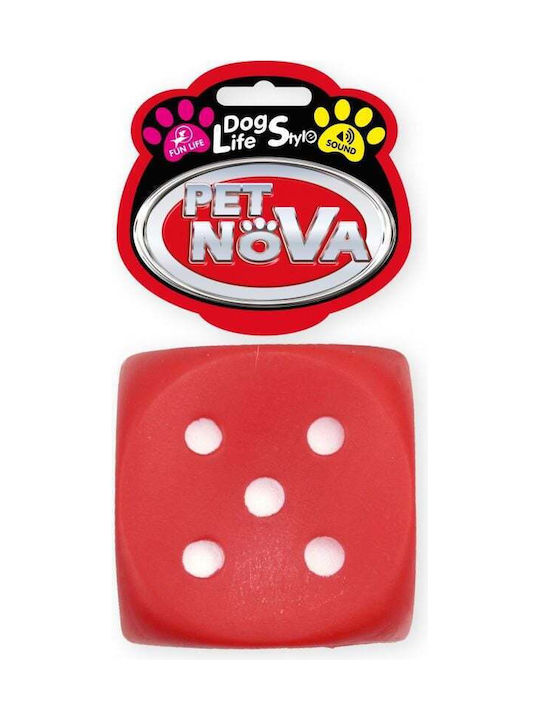 Pet Nova Toy for Puppy made of Rubber with Sound Small / Large Red 1pcs