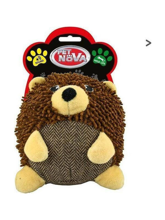 Aqua Nova Плюшена Игра за Кученце със Звук Large / Small Кафяв 1бр