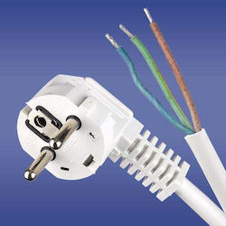 Elektro Plast Netzkabel Weiß 1m 51.925
