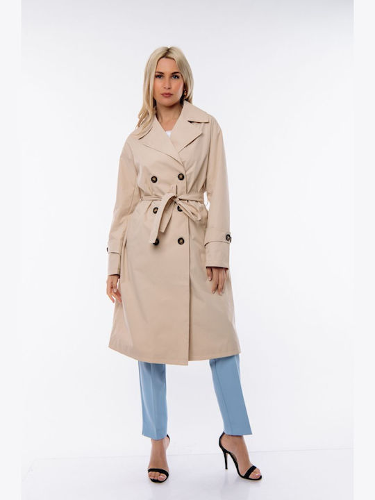 Dress Up Beige Trench Coat