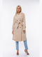Damen beige Trenchcoat