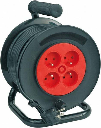 Vorel Extension Reel Cord 3 x 1.5mm²/50m Black
