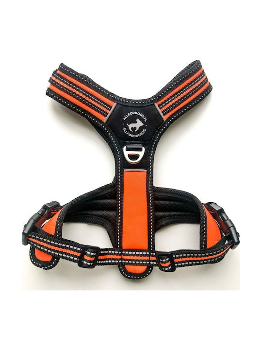 All For Dogs Σαμαράκι Σκύλου Γιλέκο Πορτοκαλί Small / X-Small / Medium / Large VAT016255