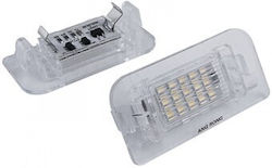 Mercedes-Benz Φώτα Πινακίδας Led για Renault Rapid 2011-2019 2τμχ