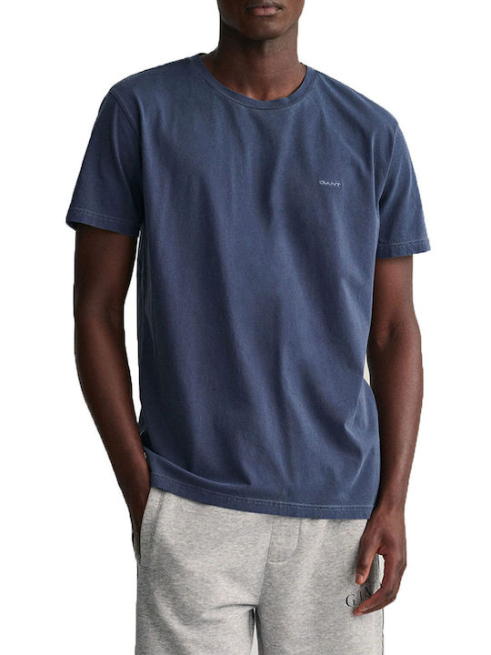 Gant Sunfaded T-shirt Bărbătesc cu Mânecă Scurtă BLUE