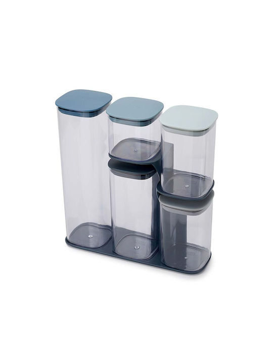 Joseph Joseph Podium Set 5pcs Jars General Use with Lid Glass