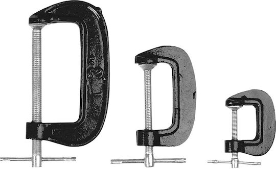 Top Tools 12A375 Clamp Set Type "C" Maximum Opening 75mm