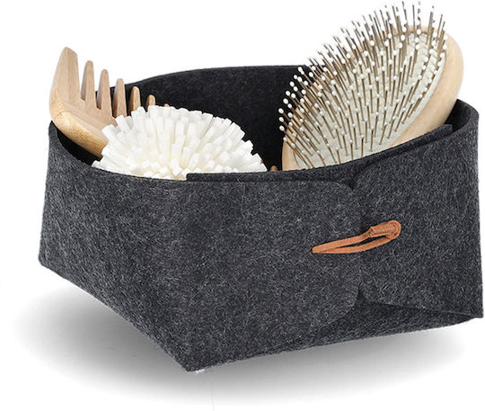 Aufbewahrungskorb Stoff Gray 13.5x13.5x7.5cm 1Stück