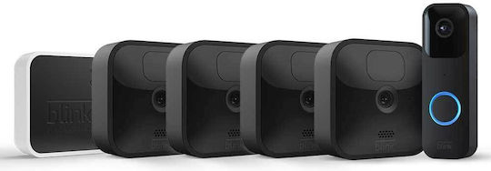 Blink Surveillance System 4 Cameras Wireless Cameras IP 1080p