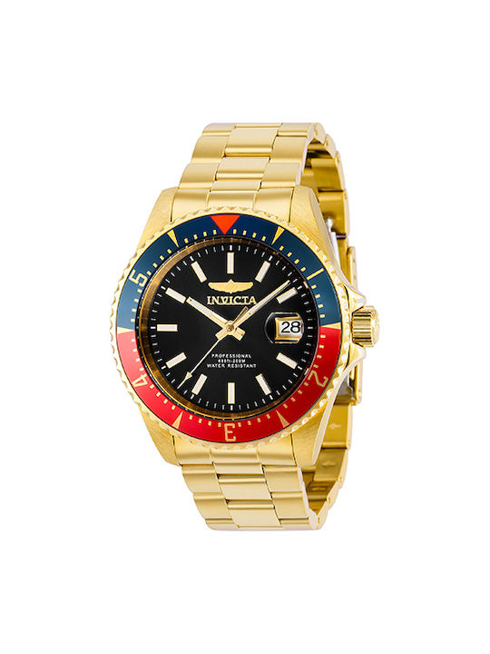 Invicta Watch Automatic with Gold Metal Bracelet