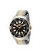 Invicta Watch Battery with Silver Metal Bracelet