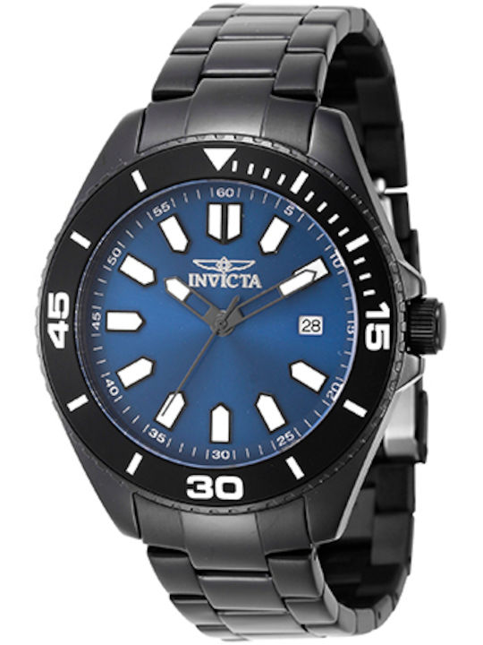 Invicta Invicta Pro Diver Ρολόι Μπαταρίας με Μεταλλικό Μπρασελέ Invicta Invicta Pro Diver Ρολόι Μπαταρίας με Μεταλλικό Μπρασελέ
