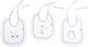 Bunny Bebe Bib Fabric Sky Blue 3pcs