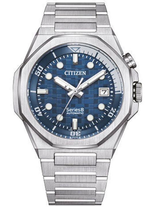 Citizen Series 8 Men's Watch 41mm Automatic with Silver Metal Bracelet