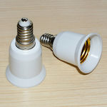 Socket Extension for Socket E14 in White color