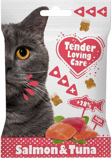 Duvo Plus Cat Treats with Salmon Tuna and Rice for Cat 50g