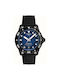 1000 Мъжки часовник 40 mm Автоматичен с Черна Каучукова Каишка