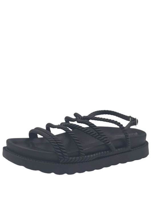 Sandale plate Ecotwins negre 230601 negre