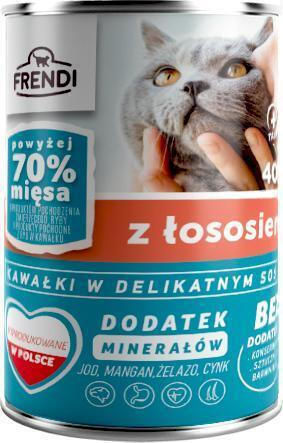 Pet Republic Nassfutter für Katzen in Dose mit Lachs und Fisch Diät 400gr