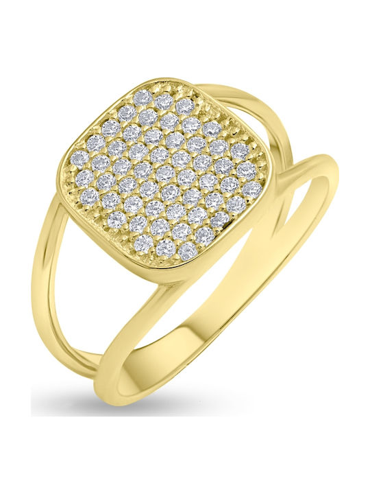 Psomas Damen Ring mit Zirkonia aus Gold 14K
