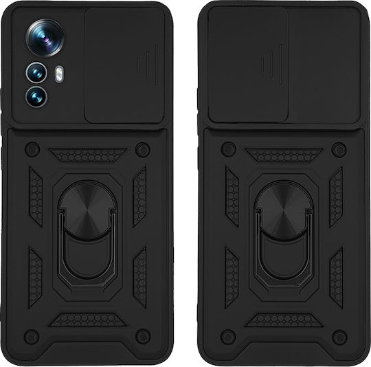 Ring Armor Campro Sonique Xiaomi Xiaomi 12 Pro 5g Black Sonique Black Xiaomi 12 Pro 5g Back Covers