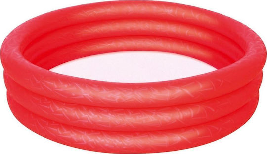 Bestway Children's Round Swimming Pool 101L Inflatable 102x25cm Red