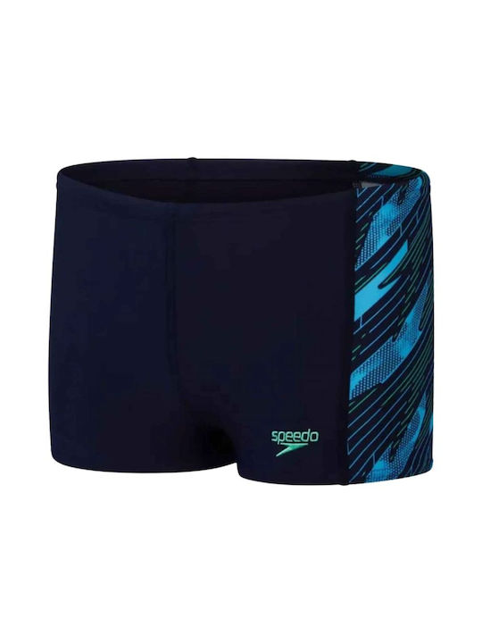 Speedo Kinder Badebekleidung Badeshorts Hyperboom Panel Blau