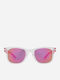 Firefly Unisex Ochelari de soare cu Transparent Cadru și Roz Oglindă Lentilă