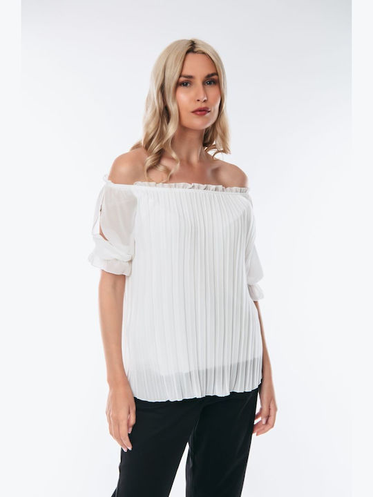 Dress Up Women's Blouse White