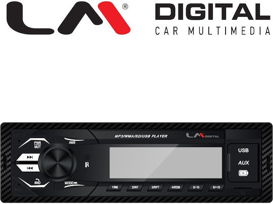 LM Digital Ραδιόφωνο Αυτοκινήτου 1 DIN (Bluetooth/USB)