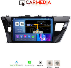 Carmedia Ηχοσύστημα Αυτοκινήτου 2DIN (Bluetooth/USB/WiFi/GPS) με Οθόνη Αφής 10.36"